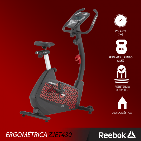 Ergométrica Zjet 430 Reebok Supergym - Imagen 5