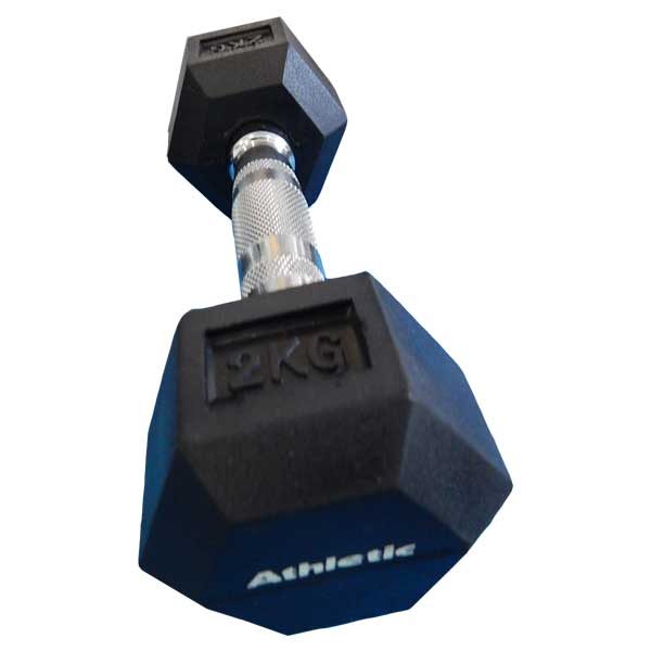 MANCUERNA HEXAGONAL GOMA 2KG ATHLETIC - Imagen 2