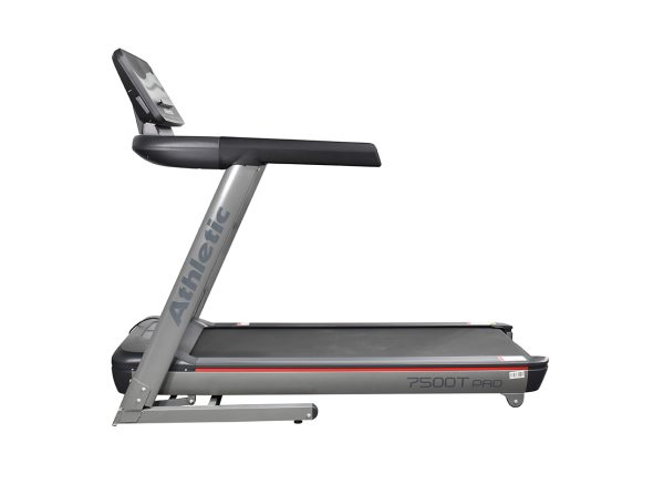 Caminador eléctrico de uso Profesional Athletic 7500T de costado