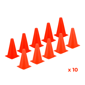 Cono De Entrenamiento Coordinación 22cm Pack x 10 unidades