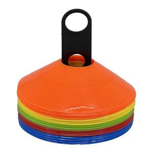 Cono Plato Entrenamiento Coordinacion Fútbol 19cms + soporte