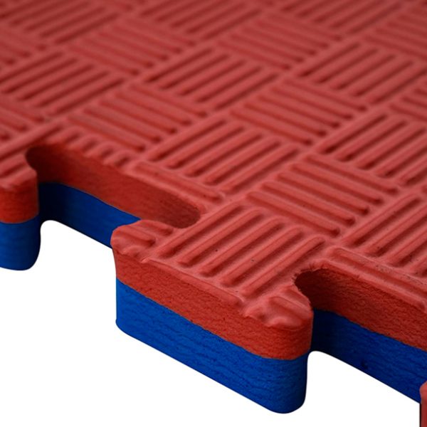 PISO TATAMI GOMA EVA ENCASTRABLE AZUL/ROJO 1x1m 2cm - Imagen 5