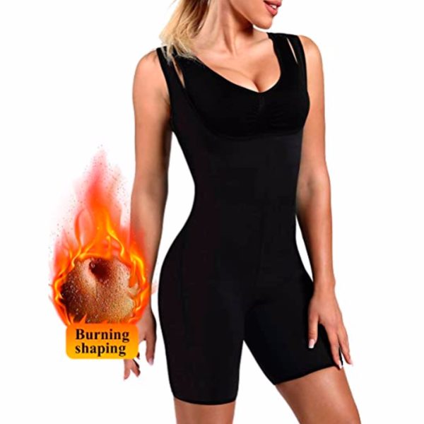 Body Enterito Modelador Reductor Neopreno Negro