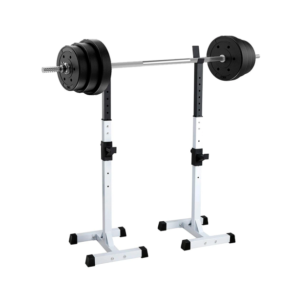 Soporte Regulable P/ Barra Ejercicio Sentadillas Pesa - Imagen 3