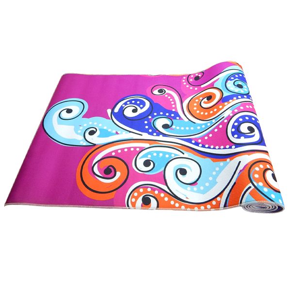 Colchoneta Yogamat Estampada Pilates Gimnasia 5mm - Imagen 2