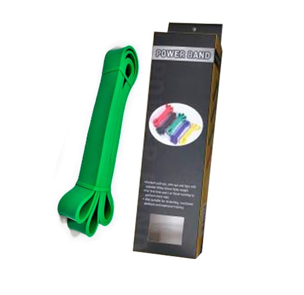BANDA ELÁSTICA SUPER BAND RESISTENCIA 30MM VERDE CAJA