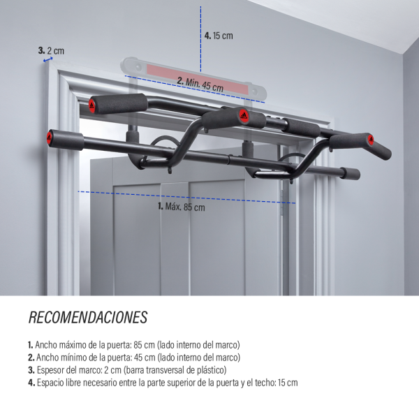 Barra para puertas Adidas - Imagen 4