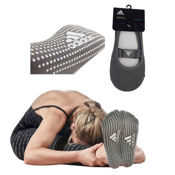Medias Calcetines Yoga Antideslizante Pilates S/M Adidas - Imagen 2