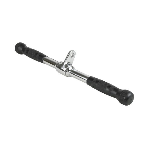 Barra Corta Recta Para Polea Con Empuñadura Biceps Triceps