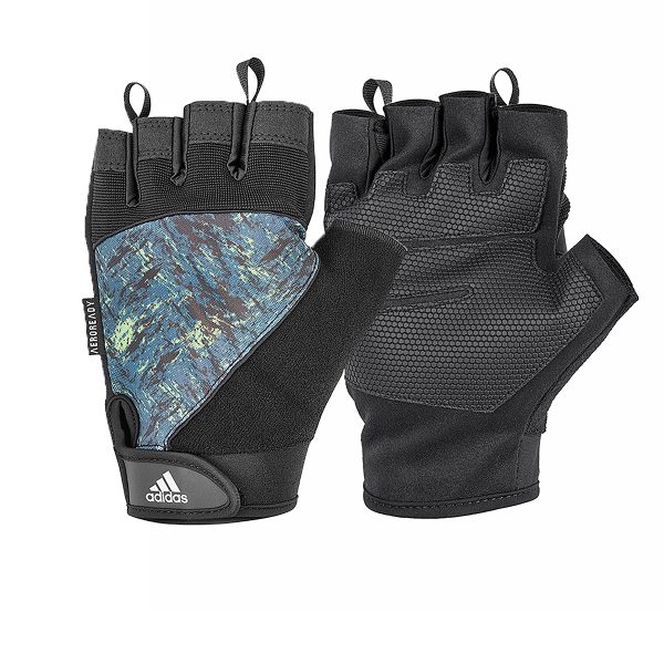 GUANTE DE ENTRENAMIENTO AZUL TALLE L ADIDAS