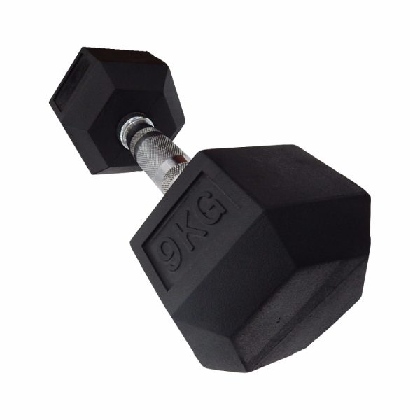 MANCUERNA HEXAGONAL GOMA 9KG ACTIVE TRAINING - Imagen 2