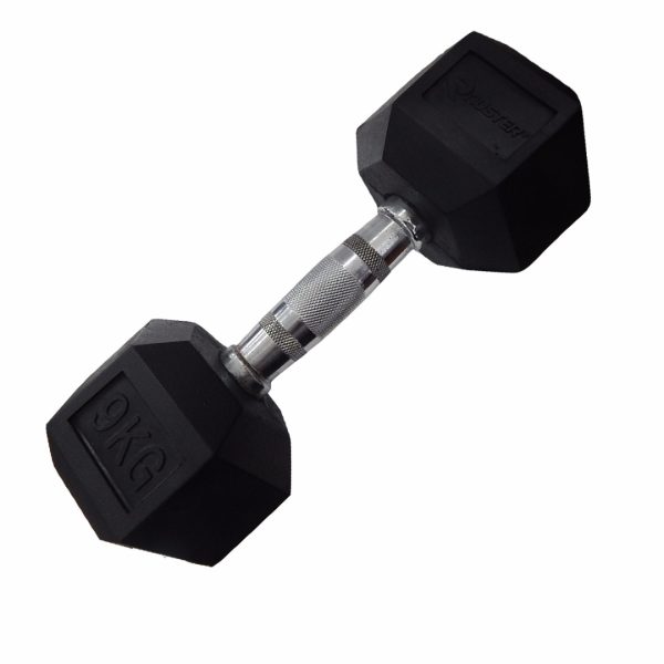 MANCUERNA HEXAGONAL GOMA 9KG ACTIVE TRAINING