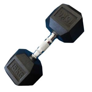 MANCUERNA 15KG HEXAGONAL DE HIERRO RECUBIERTO ACTIVE