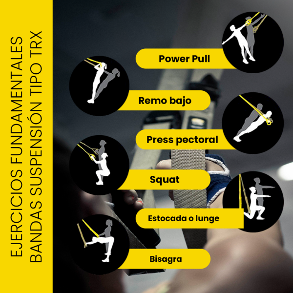 BANDAS SUSPENSION ATHLETIC TIPO TRX/SET - Imagen 5