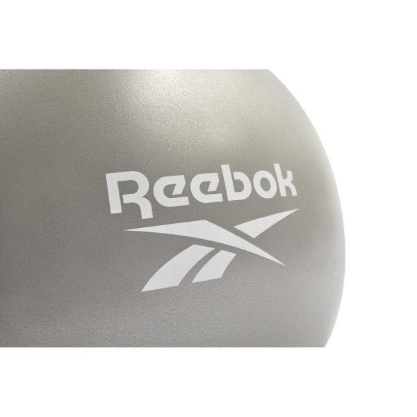 Pelota de pilates Reebok 75cm gris c/negro - Imagen 3