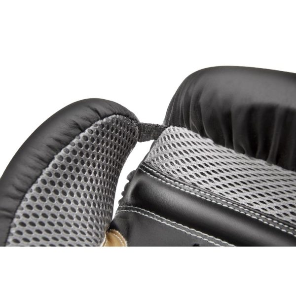 Guantes de boxeo Reebok negro c/dorado 12oz - Imagen 8