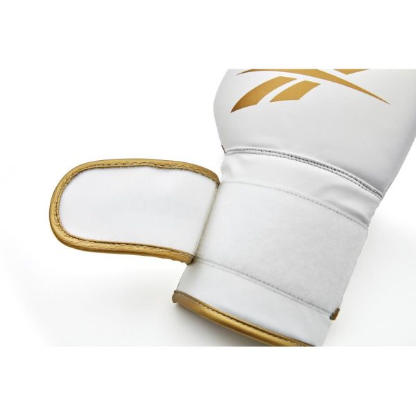 Guantes de boxeo Reebok blacon c/dorado 10oz - Imagen 5