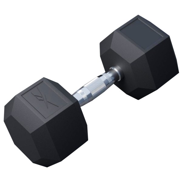 Mancuerna hexagonal recubierta de goma Reebok 20kg