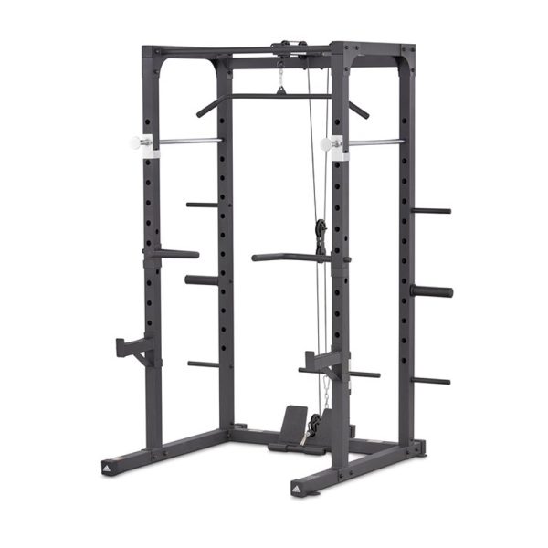 JAULA RACK SENTADILLAS DOMINADAS CON SOPORTE POLEAS ADIDAS