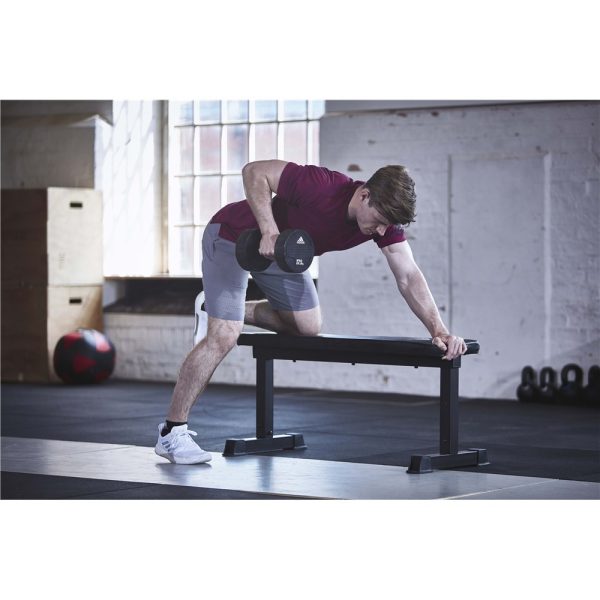 BANCO PLANO ENTRENAMIENTO MANCUERNAS ADIDAS - Imagen 7