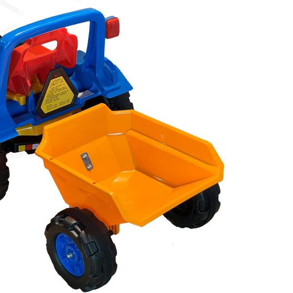 Buggy tractor excavador con pedales y remolque - Imagen 4