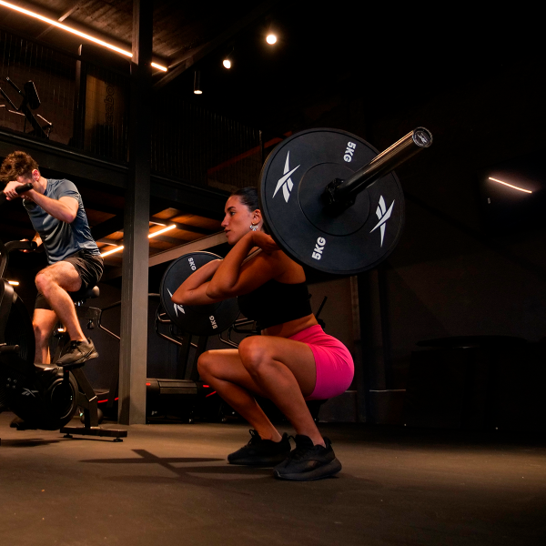 Barra olímpica PowerLifting de 2,2m carga max 318Kg Reebok - Imagen 2