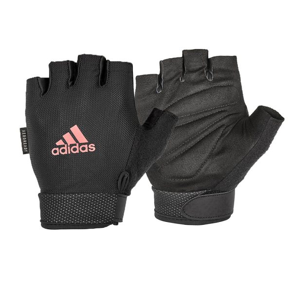 Guantes Ajustables Adidas Essencial Rosa – S