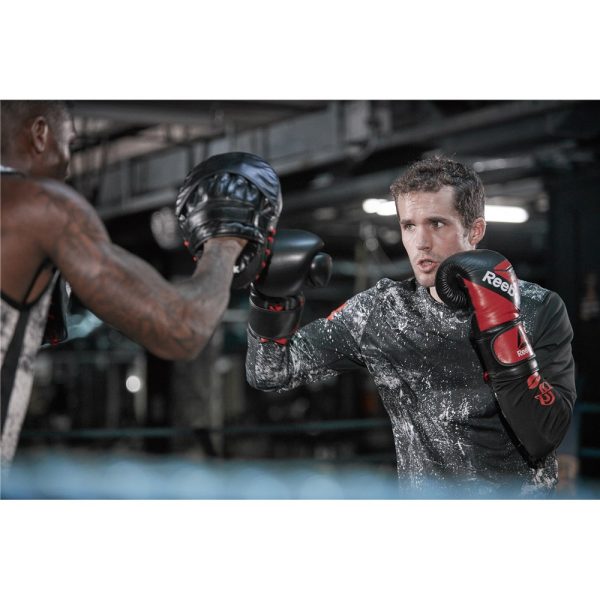 Guante De Boxeo 10oz Reebok doble muñequera - Imagen 7