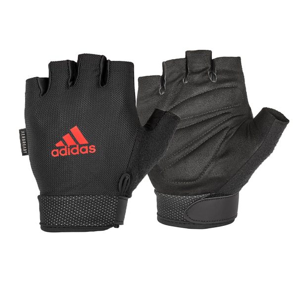 Guantes Ajustables Adidas Essencial Rojo - M
