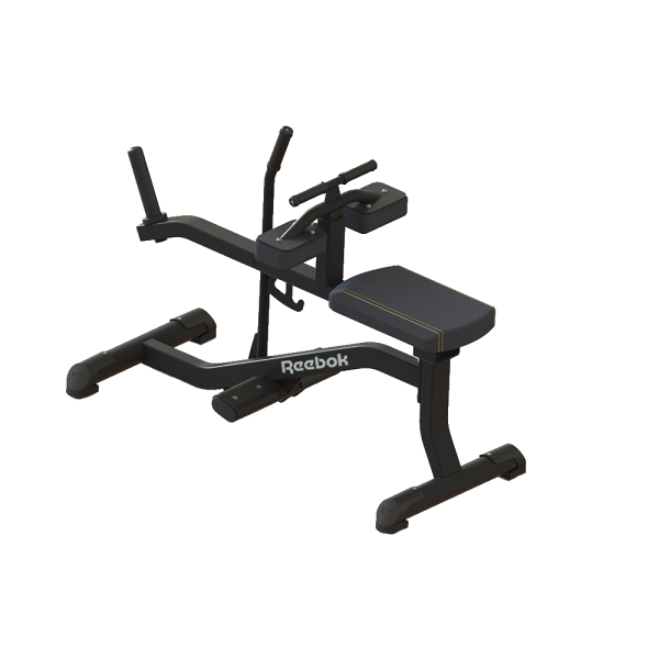 Seated calf machine