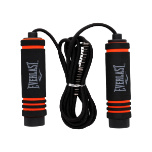 cuerda de saltar Everlast Negro c/naranja