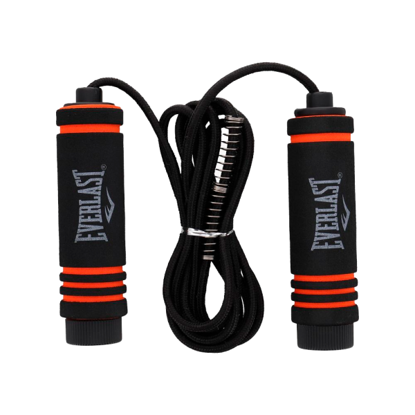 cuerda de saltar Everlast Negro c/naranja