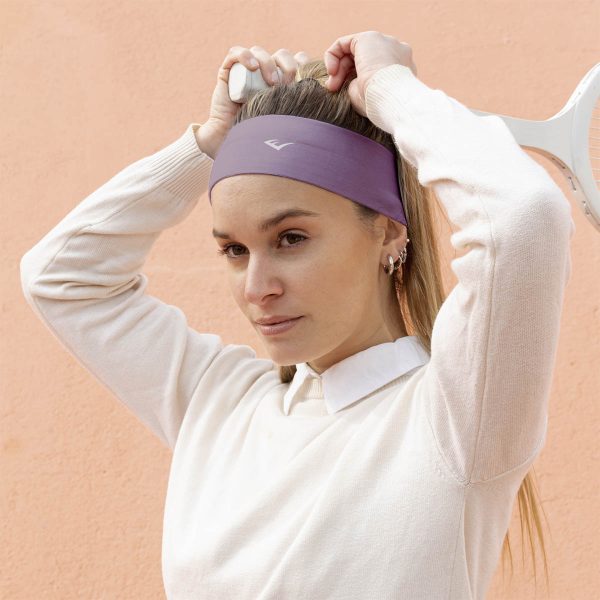 Vincha Deportiva Antideslizante Everlast Violeta - Imagen 2