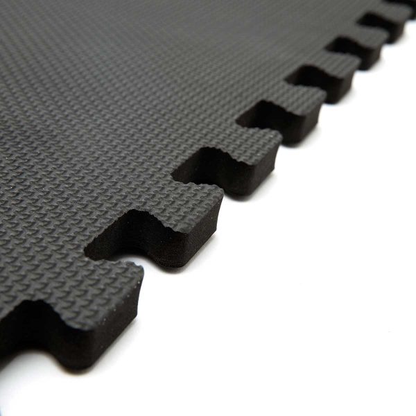 PISO TATAMI GOMA EVA ENCASTRABLE NEGRO 120X120x1,4 CM REEBOK - Imagen 2