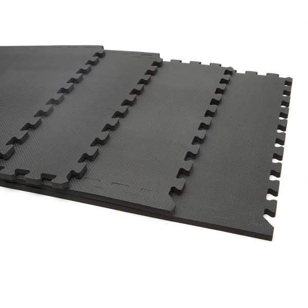 PISO TATAMI GOMA EVA ENCASTRABLE NEGRO 120X120x1,4 CM REEBOK - Imagen 3