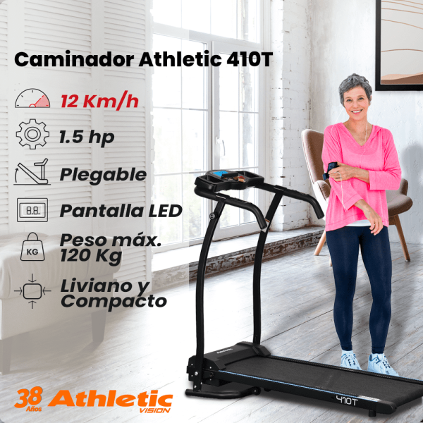 CAMINADOR ELÉCTRICO PLEGABLE 410T ATHLETIC - Imagen 3