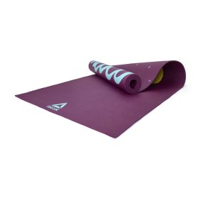 COLCHONETA YOGA MAT 4MM REVERSIBLE VIOLETA REEBOK