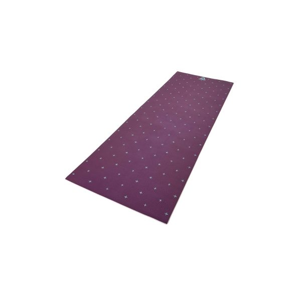 COLCHONETA YOGA MAT 4MM REVERSIBLE VIOLETA REEBOK