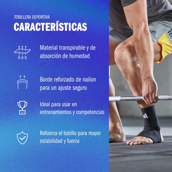 Tobillera Adidas Blanco M