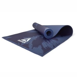 Colchoneta Yoga Mat 4mm Alfombra Mat De Yoga Azul Reebok