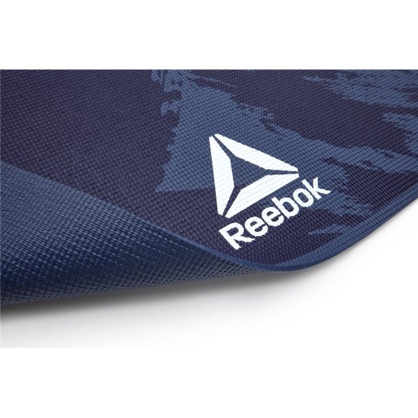 Colchoneta Yoga Mat 4mm Alfombra Mat De Yoga Azul Reebok - Imagen 3