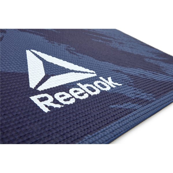 Colchoneta Yoga Mat 4mm Alfombra Mat De Yoga Azul Reebok - Imagen 6