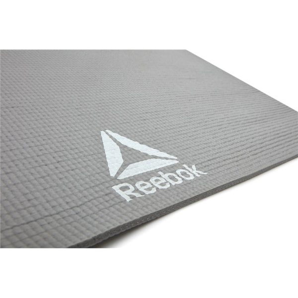 COLCHONETA YOGA MAT 4MM REVERSIBLE GRIS REEBOK  - Imagen 6