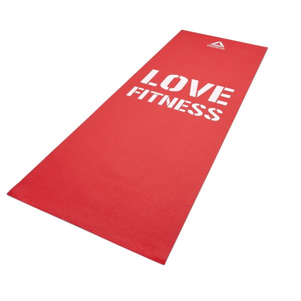 COLCHONETA YOGA MAT ROJA LOVE 4MM Reebok