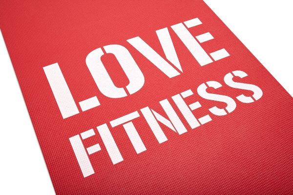 COLCHONETA YOGA MAT ROJA LOVE 4MM Reebok