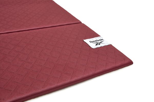 Colchoneta plegable Reebok 6mm bordo