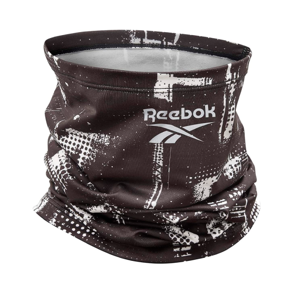 Cuello térmico running Reebok gris con blanco