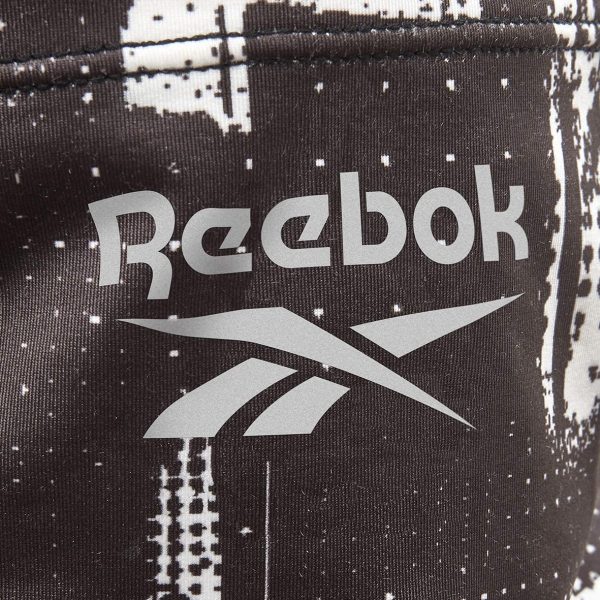 Cuello térmico running Reebok gris con blanco