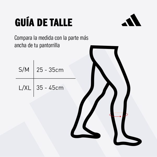 Mangas de Compresión Pantoirrilla adidas L/XL