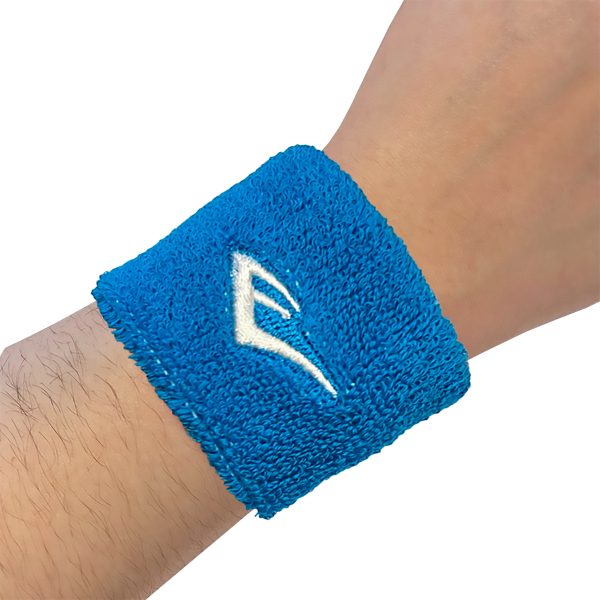 Muñequeras Deportivas Absorventes Everlast Cyan